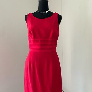 Cache Vibrant Red Mini Dress